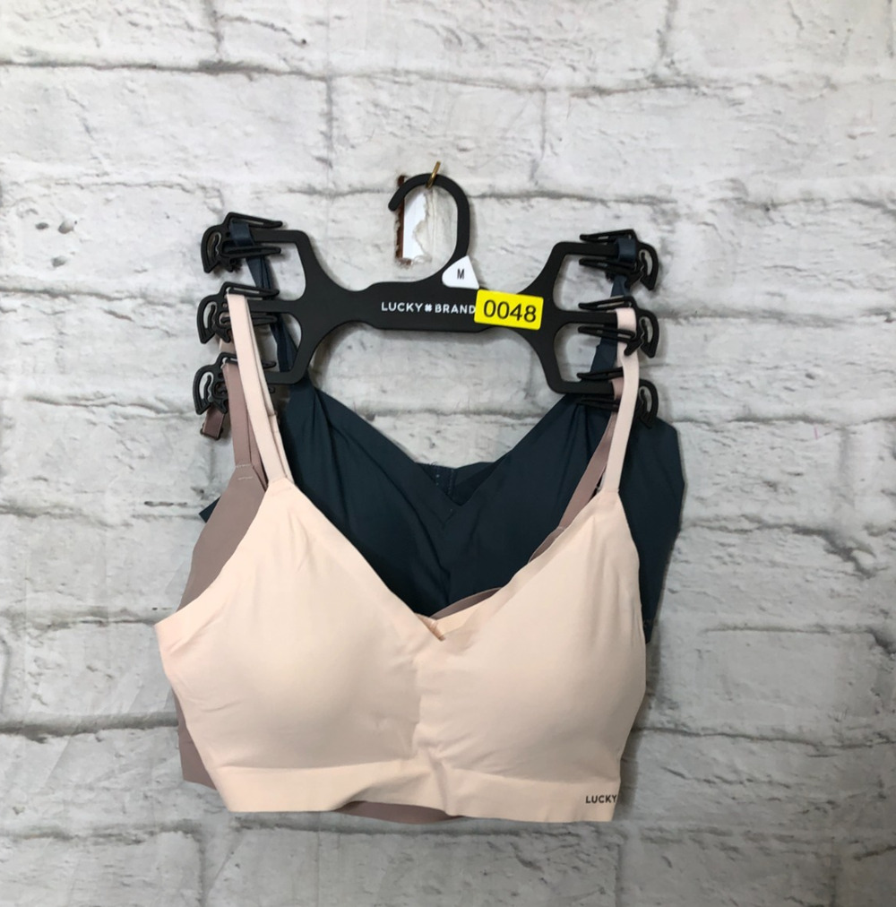 Lucky Brand 3 CONVERTIBLE LOUNGE BRA'S Adjustable Straps w/ Pads Size M NWT $84